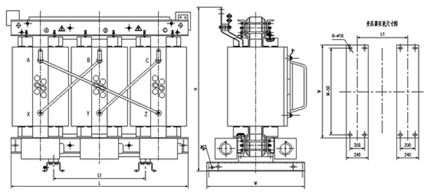 環氧樹脂澆注三相干式變壓器7 環氧樹脂澆注三相干式變壓器7
